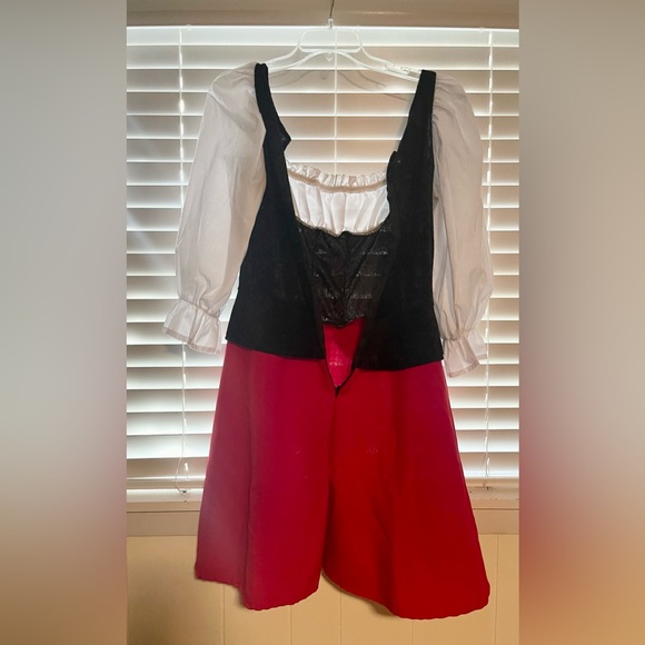 Little Red Riding Hood costume dress and cape - Picture 4 of 5